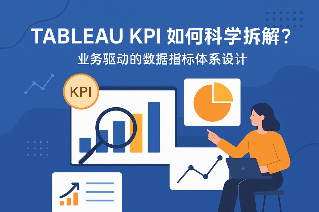 Tableau KPI如何科学拆解？业务驱动的数据指标体系设计